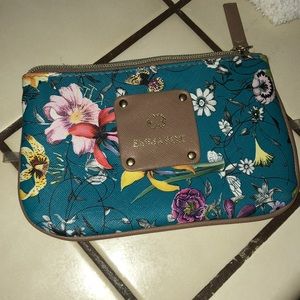 A mini wallet or makeup bag